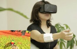 Faixa para braço permite que pessoas sintam a realidade virtual na pele