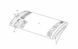 Apple registra patente de celular com tela curva dos dois lados