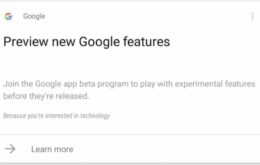 Google lança programa beta para seu aplicativo de busca no Android; inscreva-se