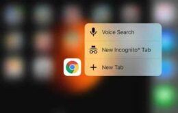 Google lança versão do Chrome para iOS com suporte a 3D Touch