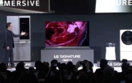 LG anuncia smartTV com menos de 3 milímetros de espessura
