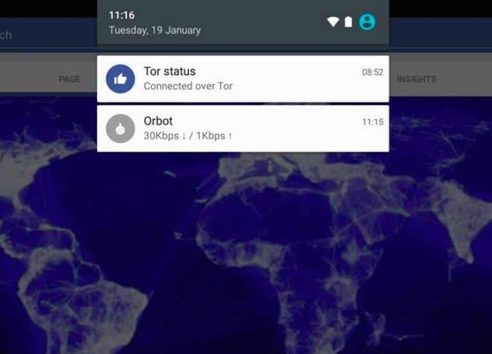 Facebook vai adicionar suporte ao Tor no seu app para Android