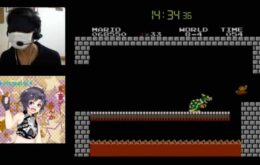 Jogador vendado zera Super Mario Bros. em menos de 15 minutos