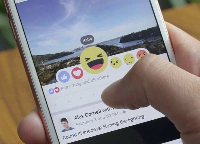 Facebook começa a testar uso das ‘reações’ em comentários