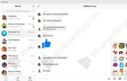 Vídeo mostra app do Facebook Messenger para Windows 10