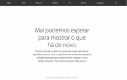 Vem produto novo por aí: loja online da Apple já está fora do ar