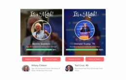 Tinder vai permitir que usuários deem ‘match’ com candidatos políticos