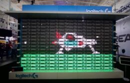 Logitech cria display gigante usando 160 teclados