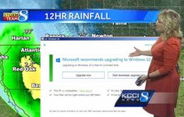 Atualização do Windows interrompe previsão do tempo de canal dos EUA