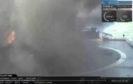 Veja o vídeo do foguete da SpaceX explodindo durante o pouso