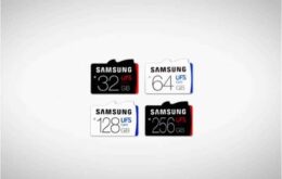 Samsung lança cartão de memória 5x mais rápido do que os atuais