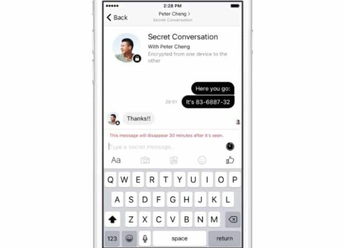 Facebook Messenger testa recurso de conversas autodestrutivas