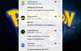 Brasileiros fazem campanha por Pokémon Go no Google Play