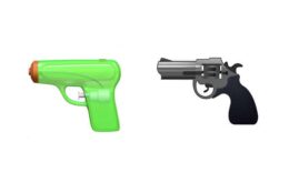 Apple troca emoji de revólver pelo de uma pistola de água