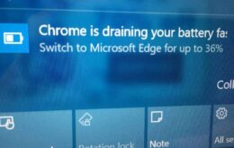 Microsoft tenta convencer usuários do Chrome de que Edge consome menos bateria