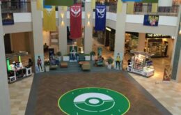 Shopping transforma área em arena de batalhas Pokémon