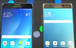 Vídeo compara a velocidade do Galaxy Note 5 e do Galaxy Note 7