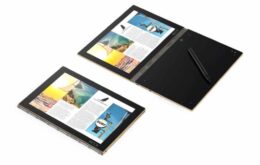 Lenovo mostra tablet capaz de digitalizar textos escritos com caneta