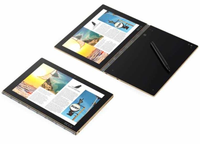 Lenovo mostra tablet capaz de digitalizar textos escritos com caneta