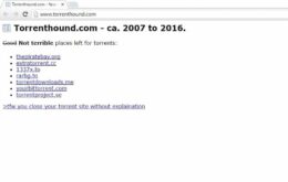 Mais um grande site de torrents sai do ar sem explicações