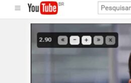 Extensão insere controles de velocidade em vídeos no Google Chrome