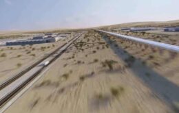 Vídeo mostra como seria viajar no trem que anda a 1.200 km/h