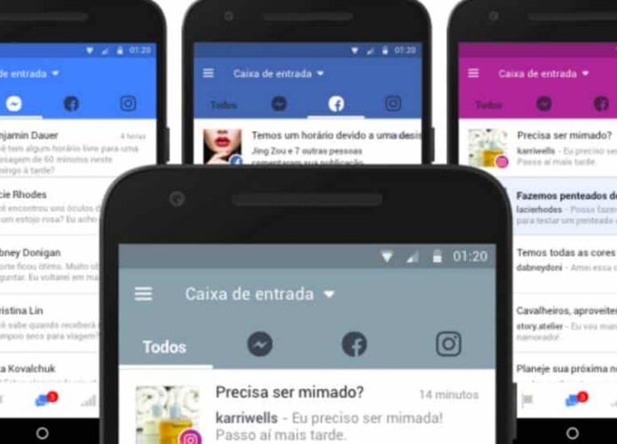 Páginas do Facebook, Messenger e Instagram terão caixa de entrada unificada