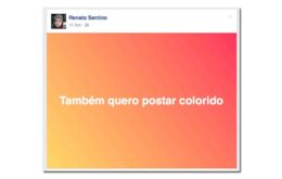 Facebook passa a permitir posts com fundo colorido