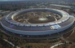 Vídeos aéreos mostram construção da gigantesca nova sede da Apple