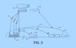 Patente da Amazon mostra armazéns flutuantes que entregam pedidos por drones