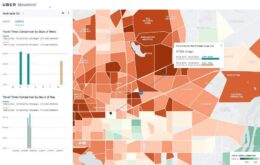 Uber lança site com dados sobre o fluxo de seus passageiros