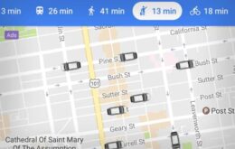 Google Maps agora mostra carros da Uber na sua região