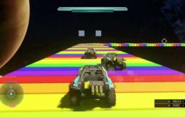 Jogador recria a Rainbow Road de ‘Super Mario Kart’ em ‘Halo 5: Guardians’