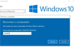 Como mudar o nome do seu computador no Windows 10