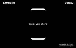 Samsung revela quando vai mostrar o Galaxy S8