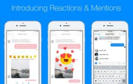 Facebook acrescenta reações e marcação de amigos no Messenger