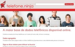 Site armazena e divulga ilegalmente telefone e endereço de brasileiros