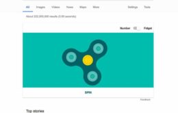 Google tem um fidget spinner escondido no buscador