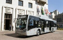 Primeiro ônibus elétrico fabricado no Brasil vai rodar em São Paulo