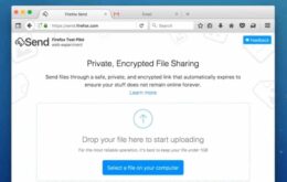 Ferramenta da Mozilla permite compartilhar arquivos criptografados de até 1 GB