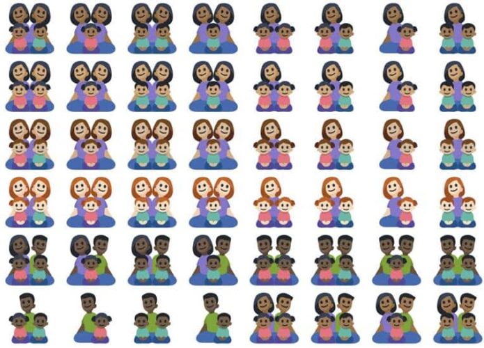 Facebook acrescenta 125 emojis de família à sua coleção