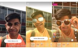 Instagram lança máscaras para vídeos ao vivo