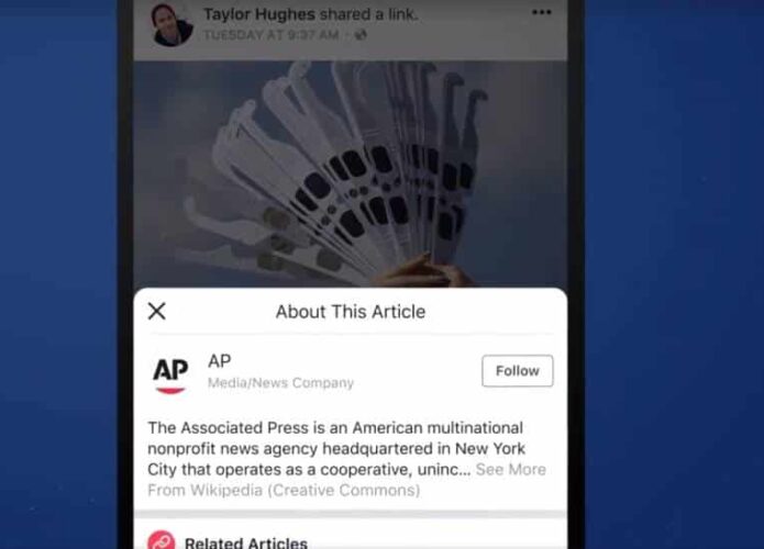 Facebook testa exibir contexto de posts para combater boatos na rede social