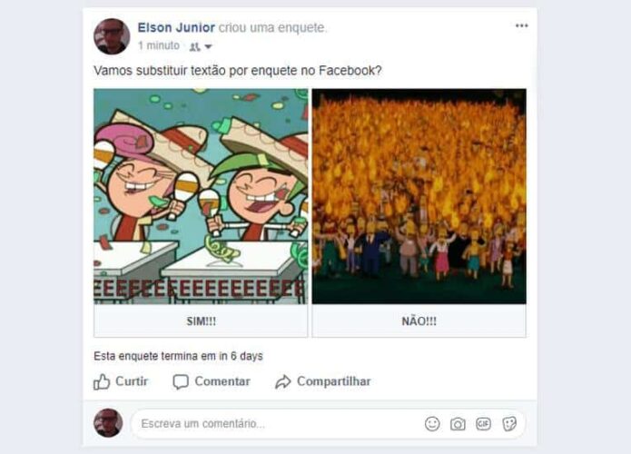 Como fazer enquetes no Facebook no celular ou PC