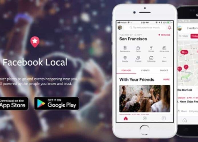 Facebook relança app de eventos para ajudar usuários a encontrar restaurantes