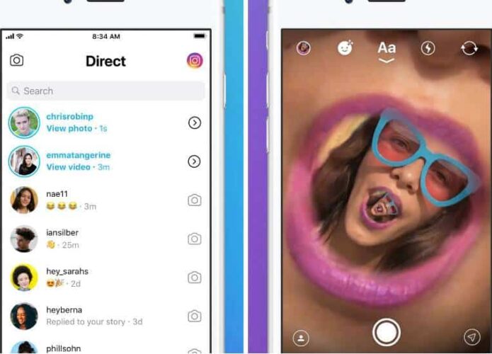 Instagram testa aplicativo separado para mensagens instantâneas