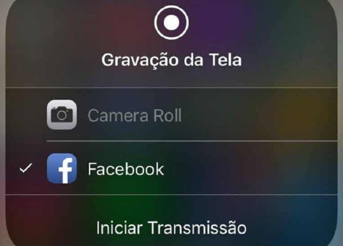 Apple permite transmitir gravações da tela do iPhone direto para o Facebook