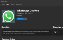 WhatsApp chega à loja de aplicativos do Windows 10; veja como baixar