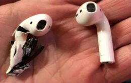 Par de AirPods da Apple pega fogo durante o uso