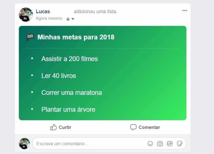 Você agora pode postar listas coloridas no Facebook; saiba como